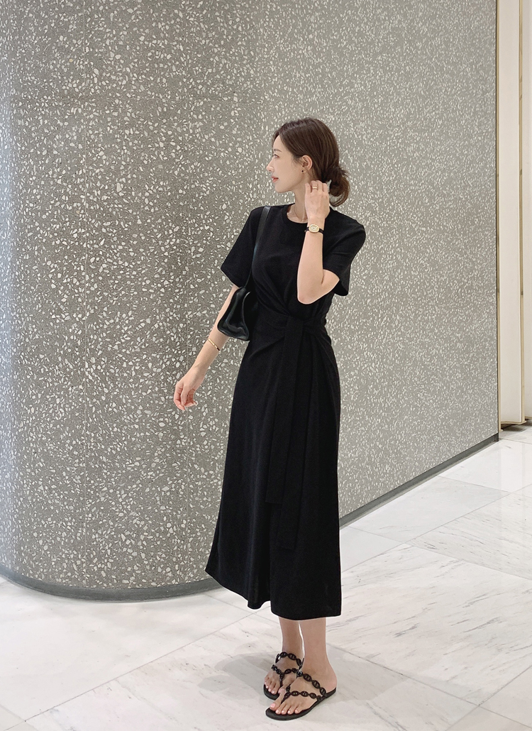 ゆゆさま専用　house on the hill 半袖ワンピース スリムロングルーズツイスト半袖ワンピース | レディースファッション