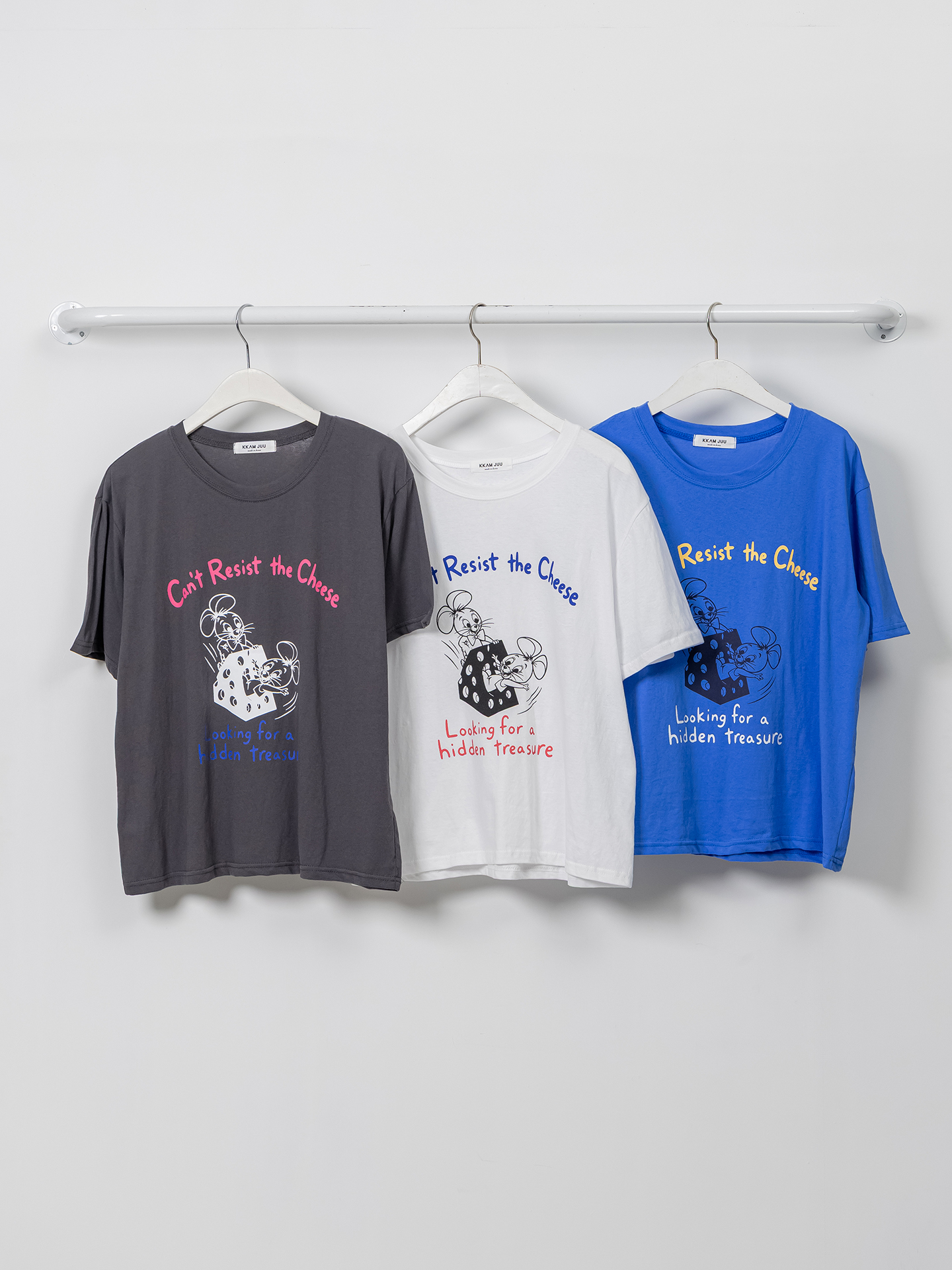 コットンラウンドネックボクシールーズ半袖ロゴTシャツ | 詳細画像40