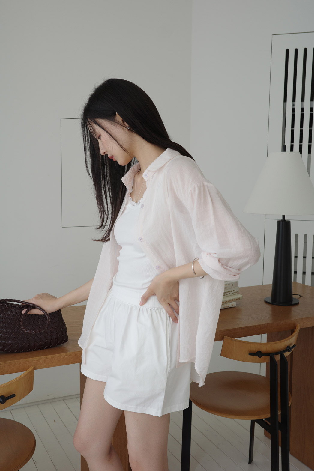 ウエストゴムワイド無地ショートパンツ | DHOLIC | 詳細画像15