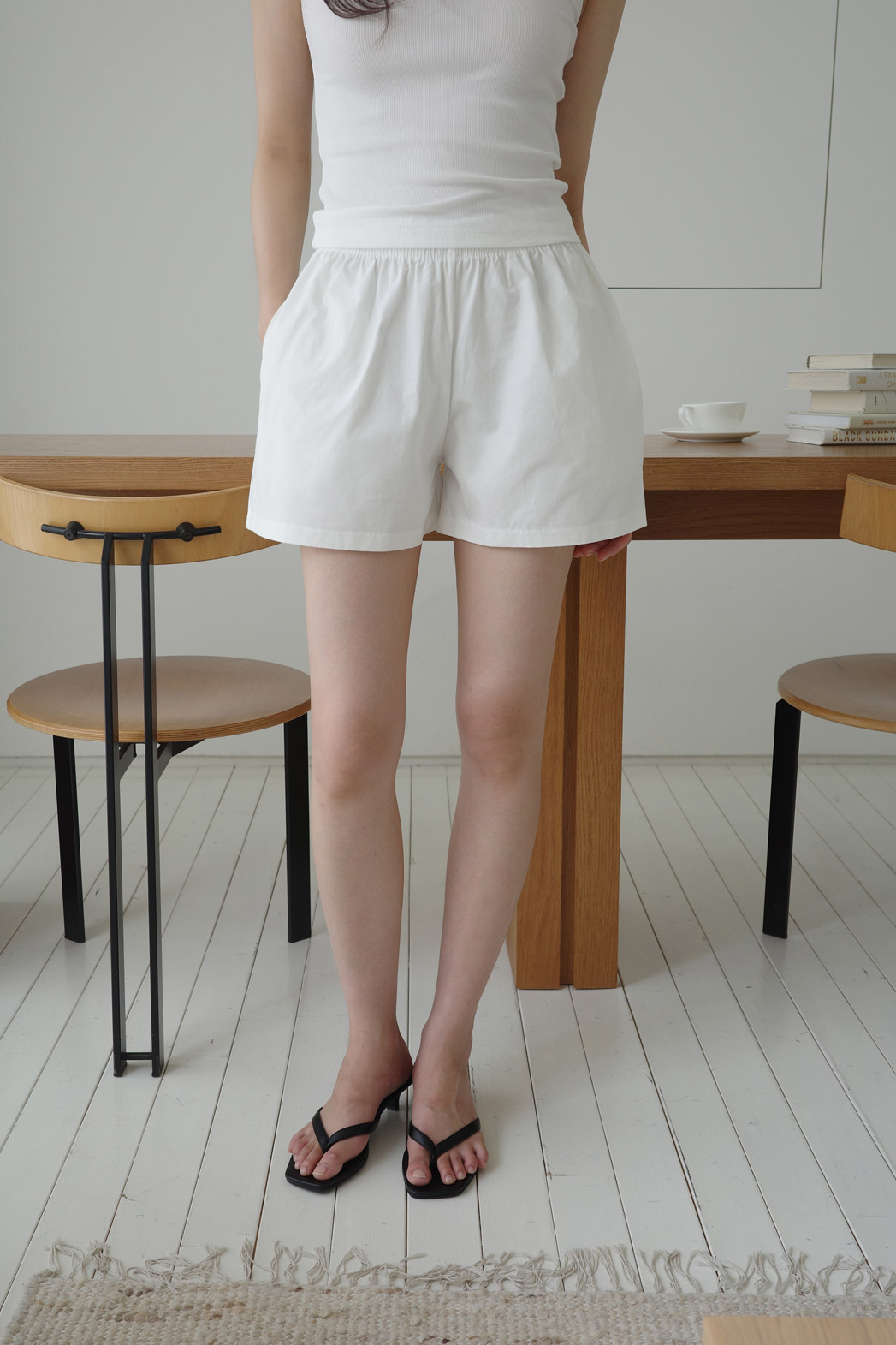 ウエストゴムワイド無地ショートパンツ | DHOLIC | 詳細画像19