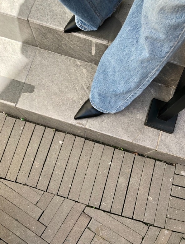 レザー調ヒールサンダル | 詳細画像7