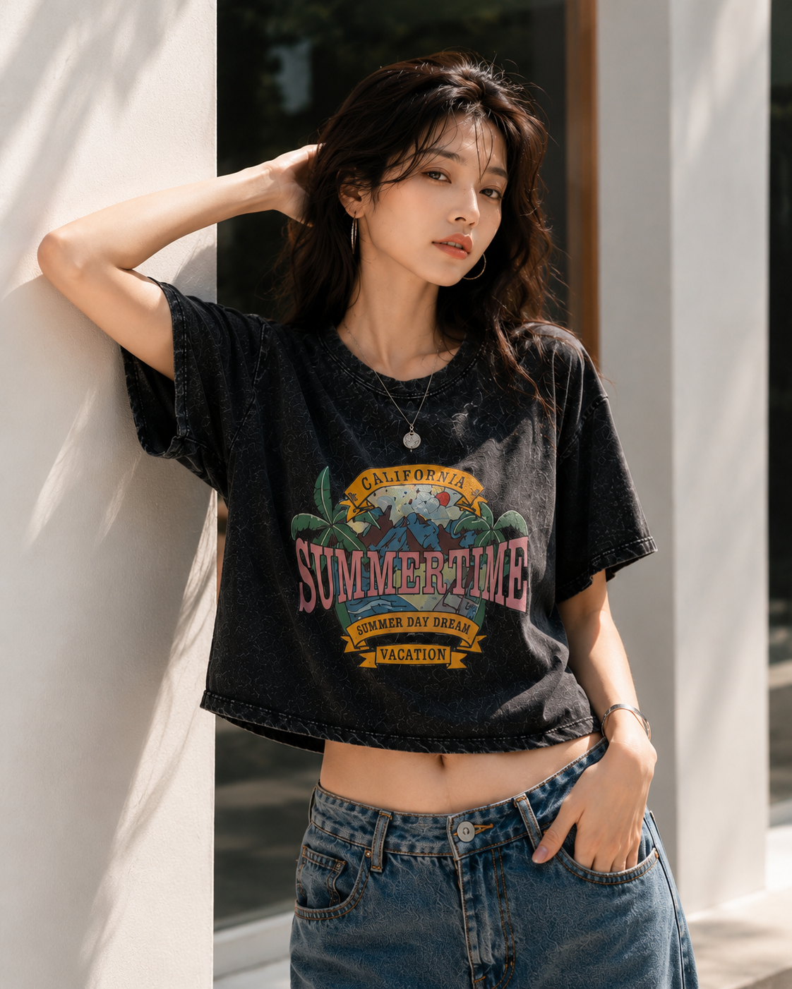 ウォッシングオーバーサイズ半袖Tシャツ | 詳細画像2