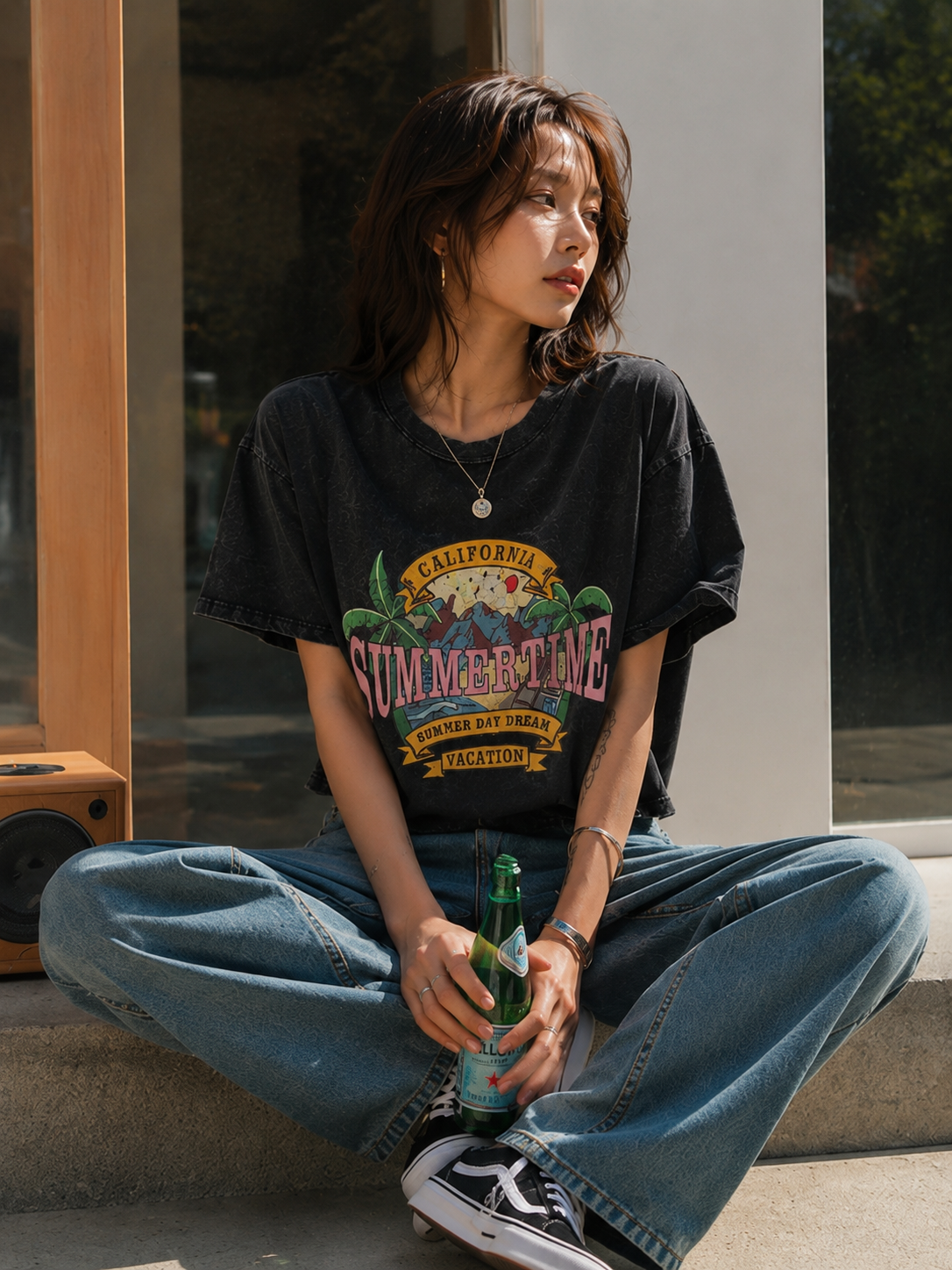 ウォッシングオーバーサイズ半袖Tシャツ | 詳細画像3