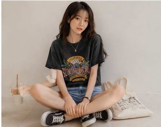 ウォッシングオーバーサイズ半袖Tシャツ | 詳細画像5