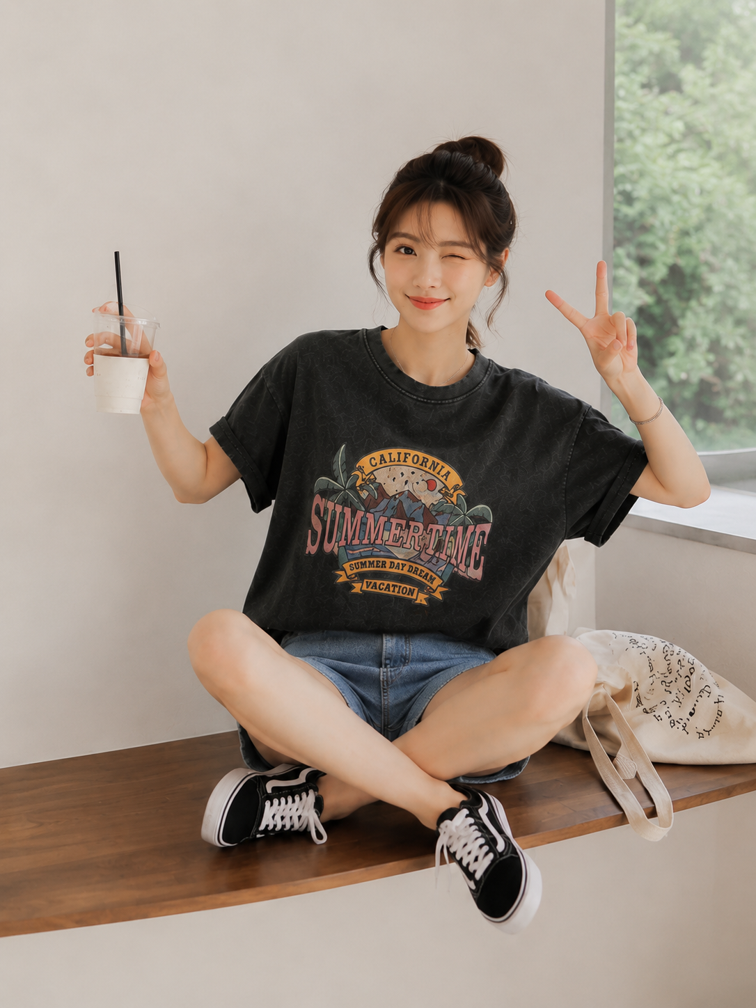 ウォッシングオーバーサイズ半袖Tシャツ | 詳細画像7