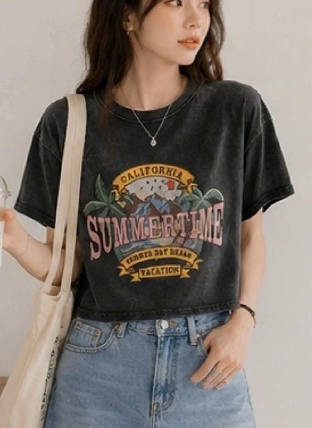 ウォッシングオーバーサイズ半袖Tシャツ | 詳細画像1