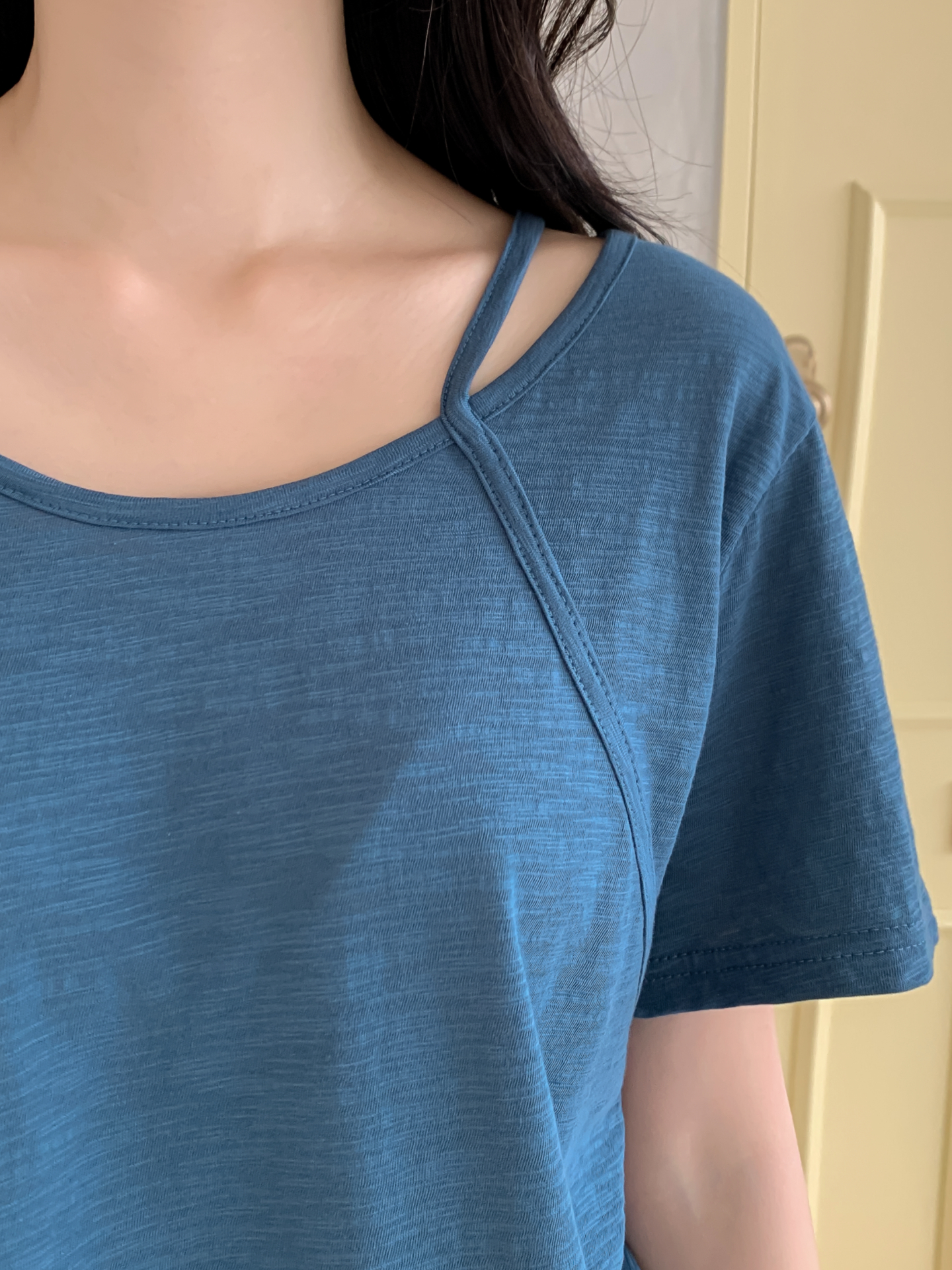 コットンスリムルーズ半袖Tシャツ | 詳細画像14