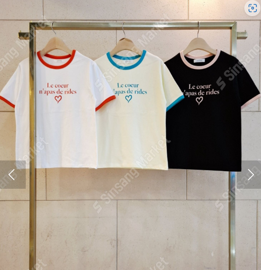 コットンラウンドネックベーシック半袖ロゴTシャツ | 詳細画像9