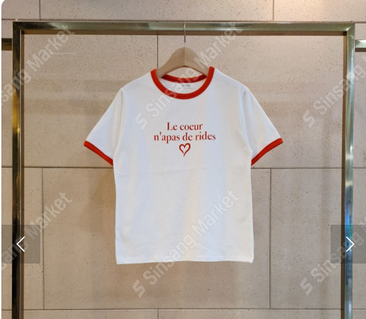 コットンラウンドネックベーシック半袖ロゴTシャツ | 詳細画像10