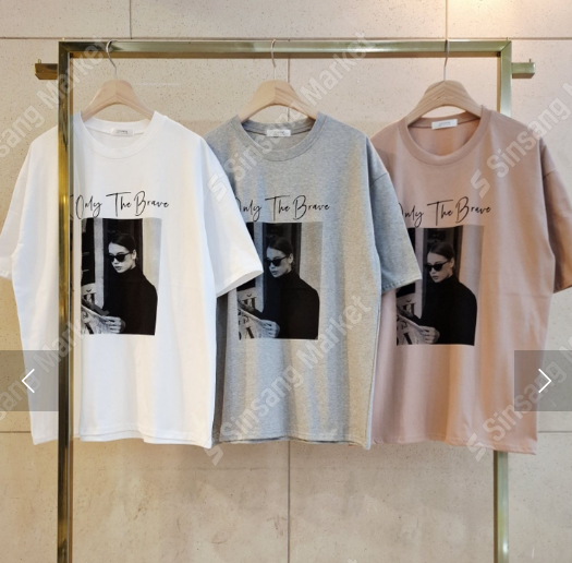 コットンラウンドネックルーズ半袖ロゴTシャツ | 詳細画像4