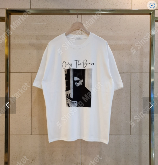 コットンラウンドネックルーズ半袖ロゴTシャツ | 詳細画像5