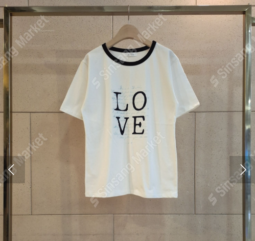 コットンラウンドネックベーシック半袖ロゴTシャツ | 詳細画像8