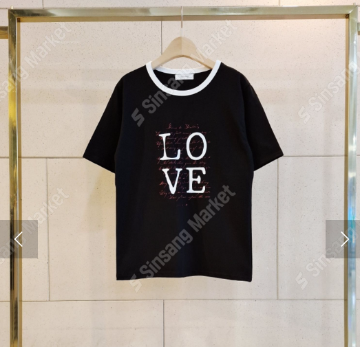 コットンラウンドネックベーシック半袖ロゴTシャツ | 詳細画像9