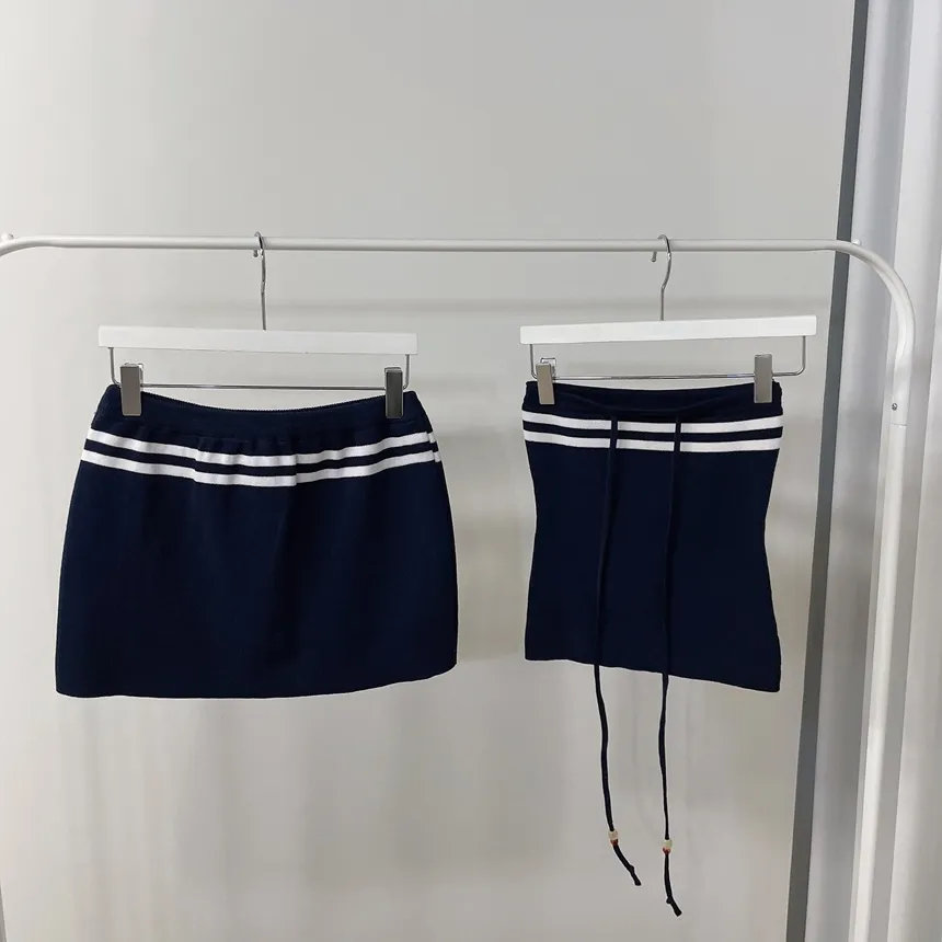 リボン(固定)クロップドミニセットアップ | mirangmirang | 詳細画像12