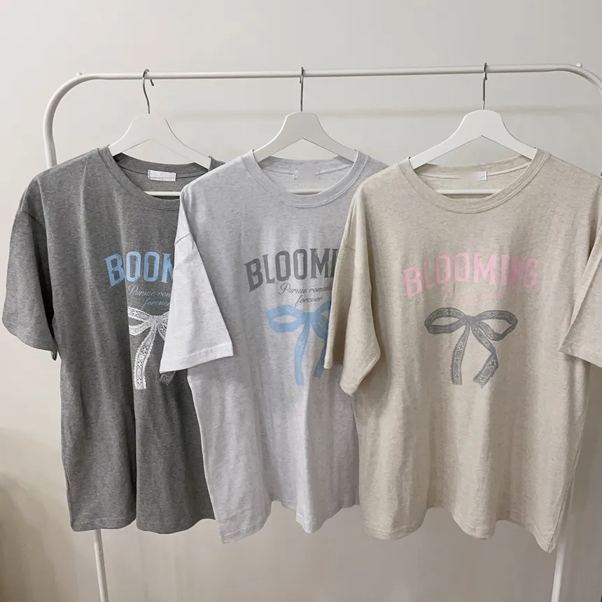 半袖プリントTシャツ | mirangmirang | 詳細画像13