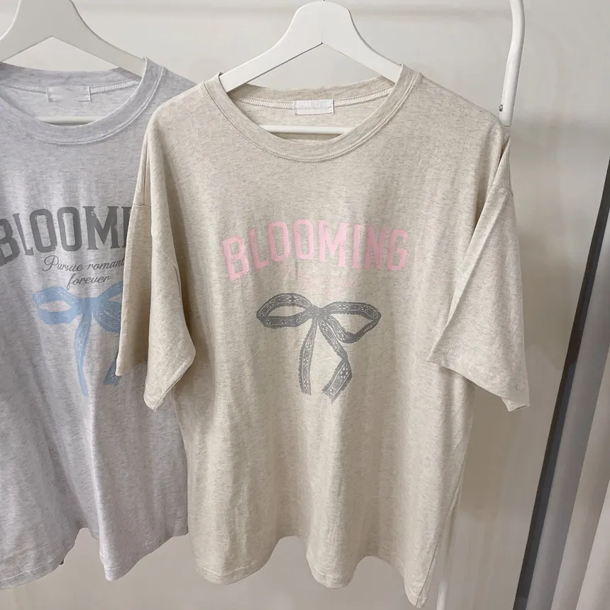 半袖プリントTシャツ | mirangmirang | 詳細画像14
