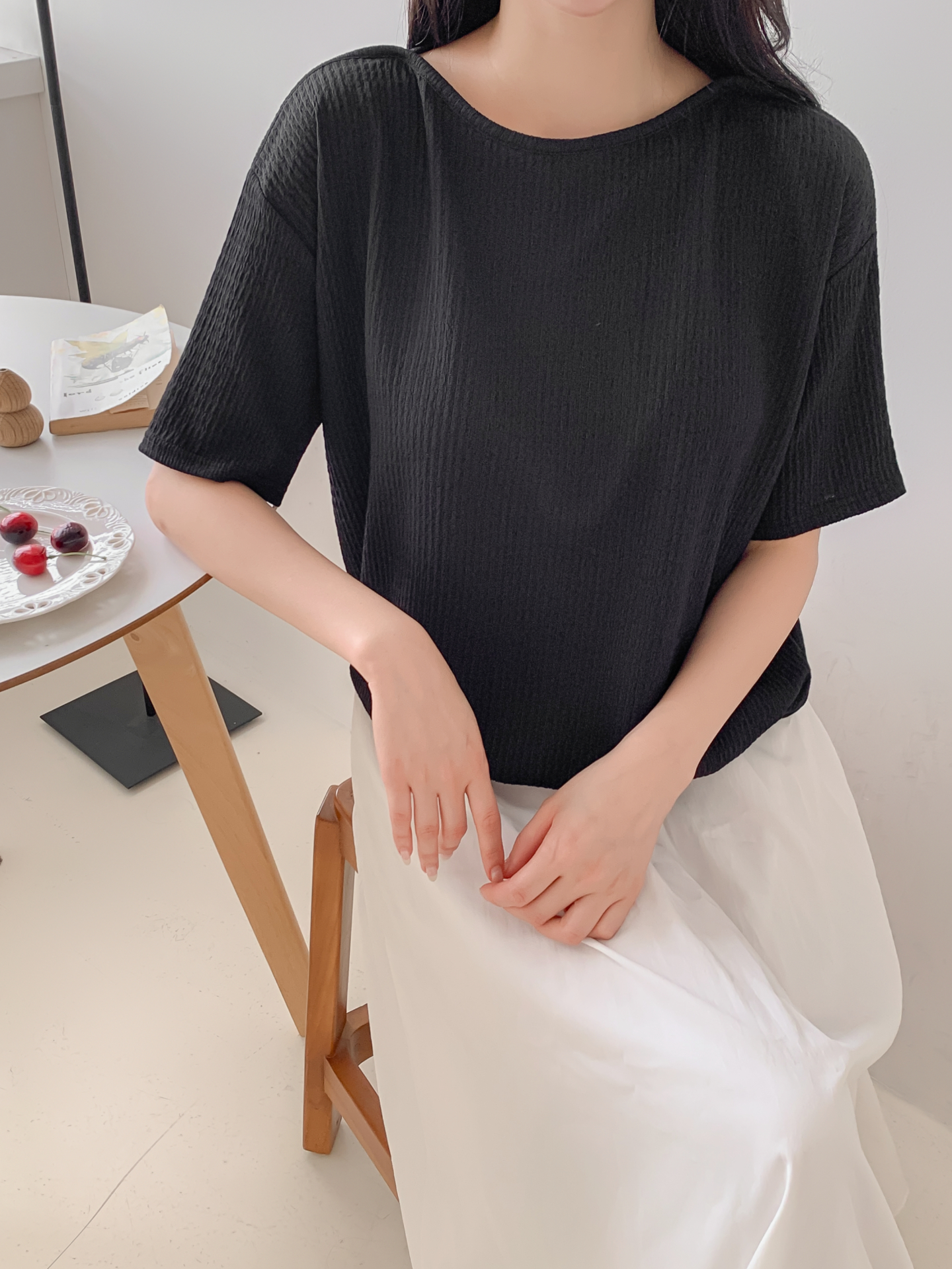 ルーズ長袖ブラウス | 詳細画像25