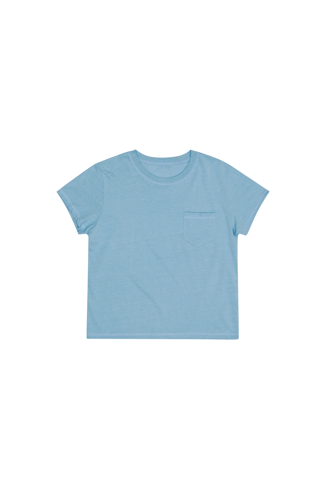 コットンクロップドワンポケット無地TシャツSS | 詳細画像29