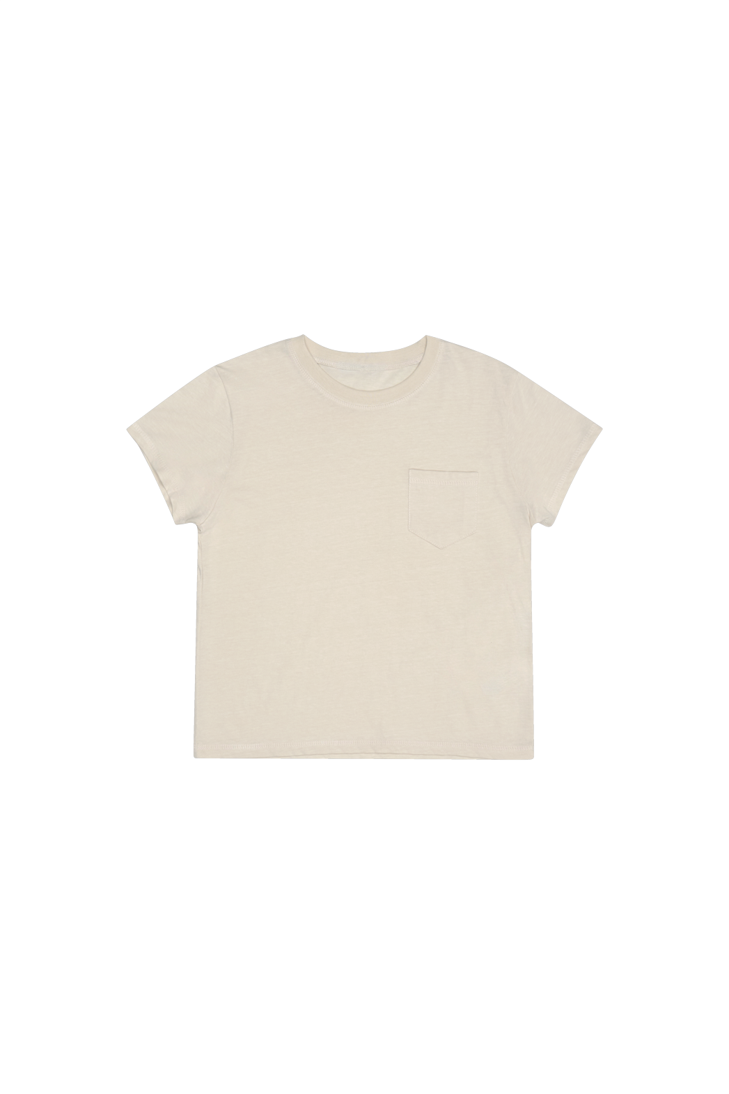 コットンクロップドワンポケット無地TシャツSS | 詳細画像28