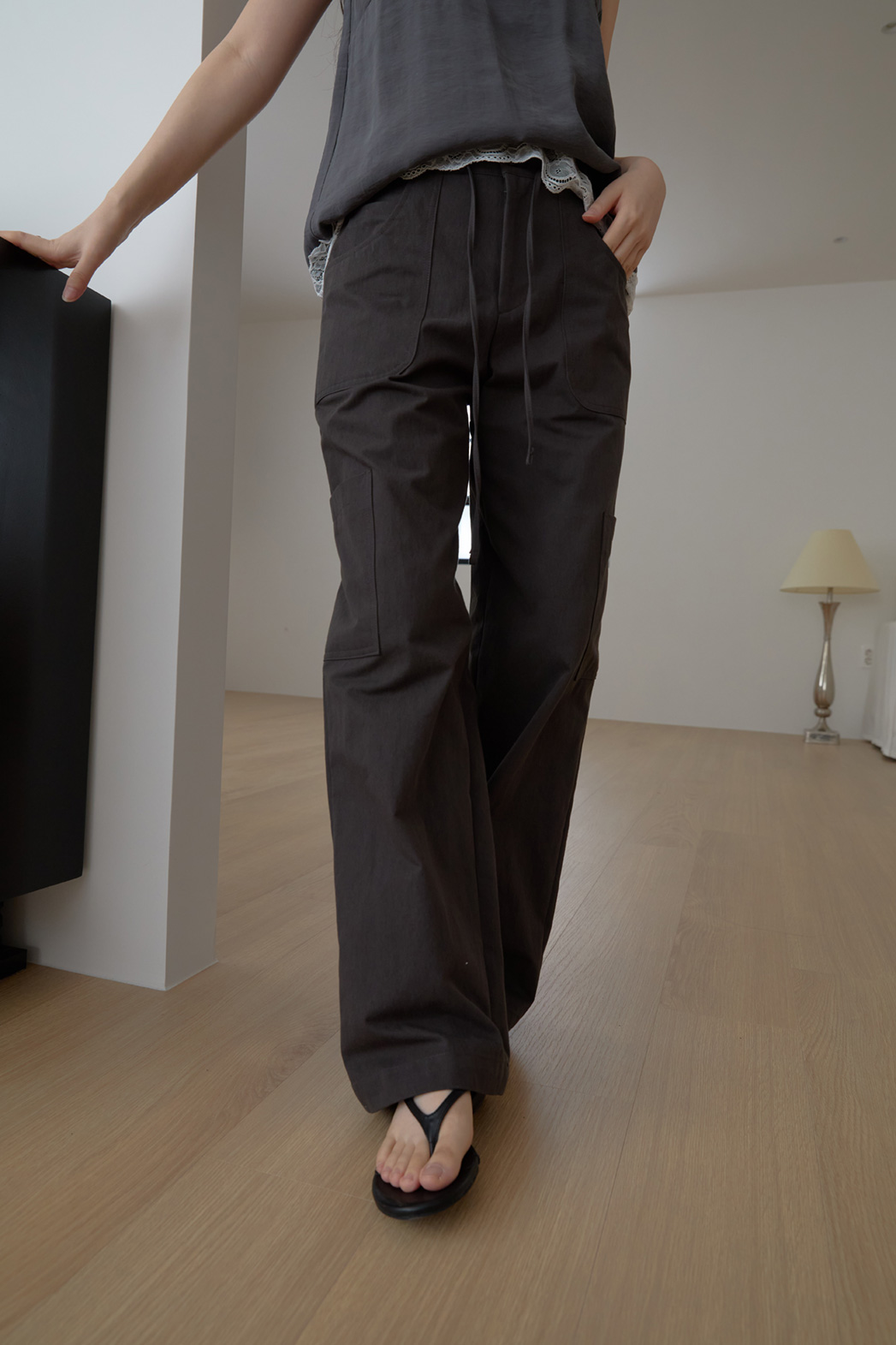 ドローストリングカーゴ無地パンツFW | 詳細画像24