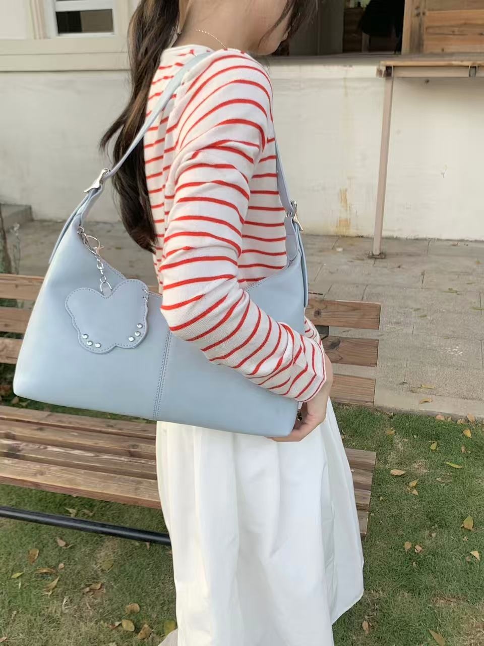 レザー調トートバッグショルダーバッグ | 詳細画像8