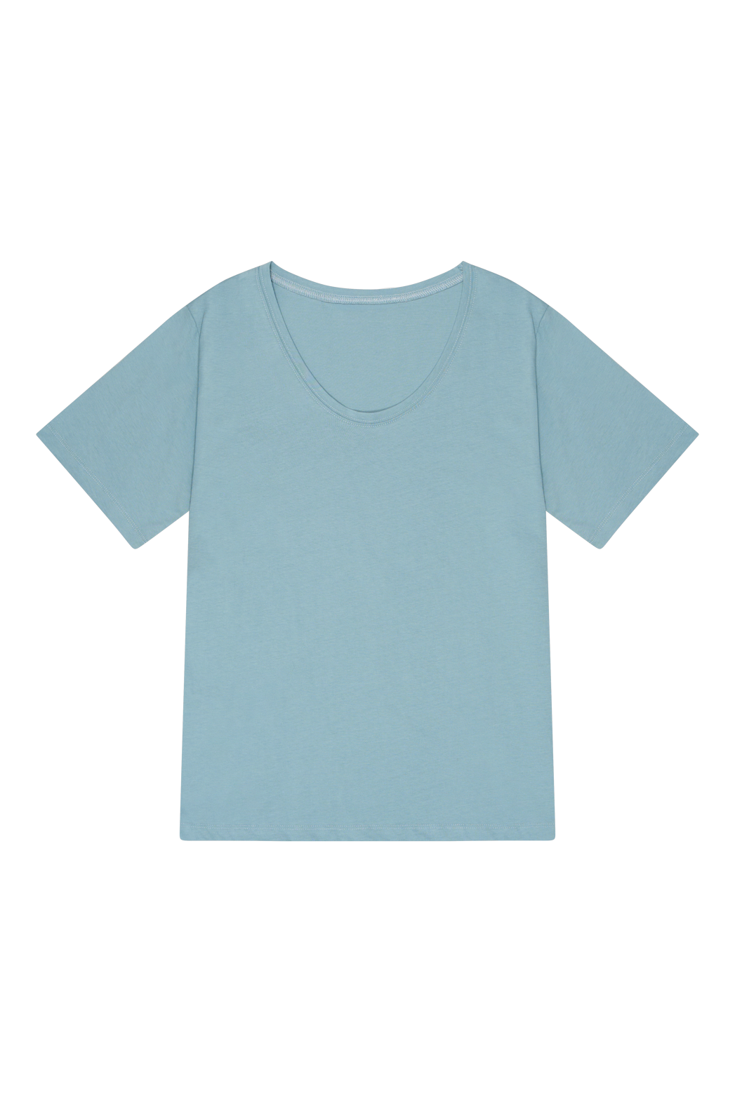コットンラウンドネックオーバーサイズルーズ無地Tシャツオールシーズン | 詳細画像30
