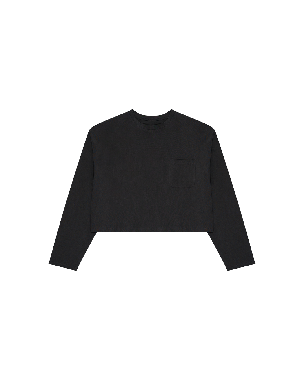 コットンクロップドオーバーサイズルーズ無地TシャツFW | 詳細画像30