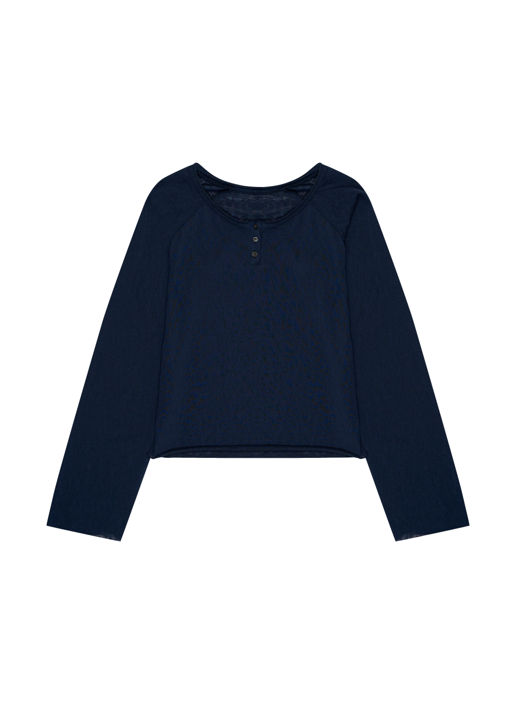 ヘンリーネッククロップドハーフボタン無地TシャツFW | 詳細画像28