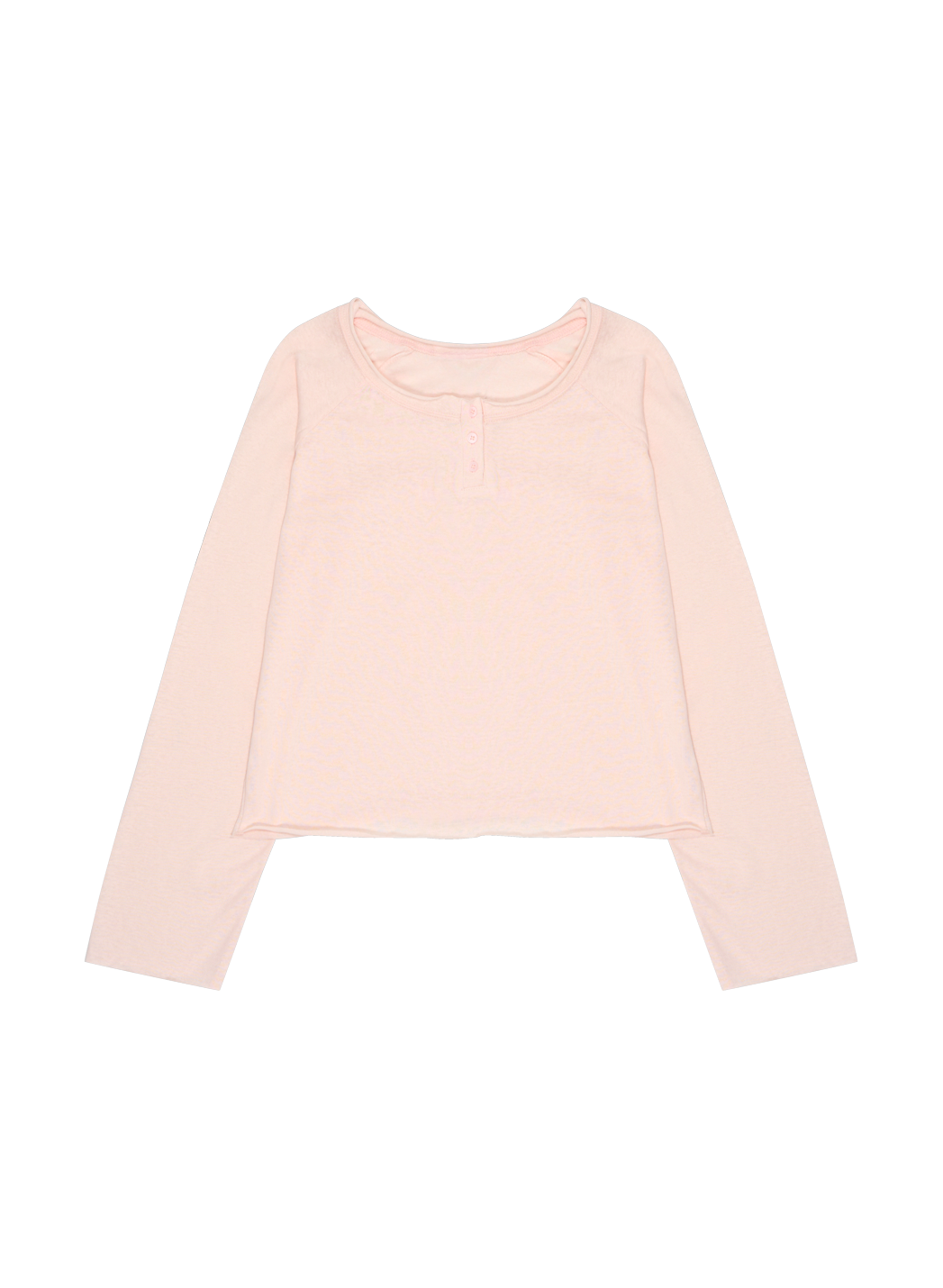 ヘンリーネッククロップドハーフボタン無地TシャツFW | 詳細画像24