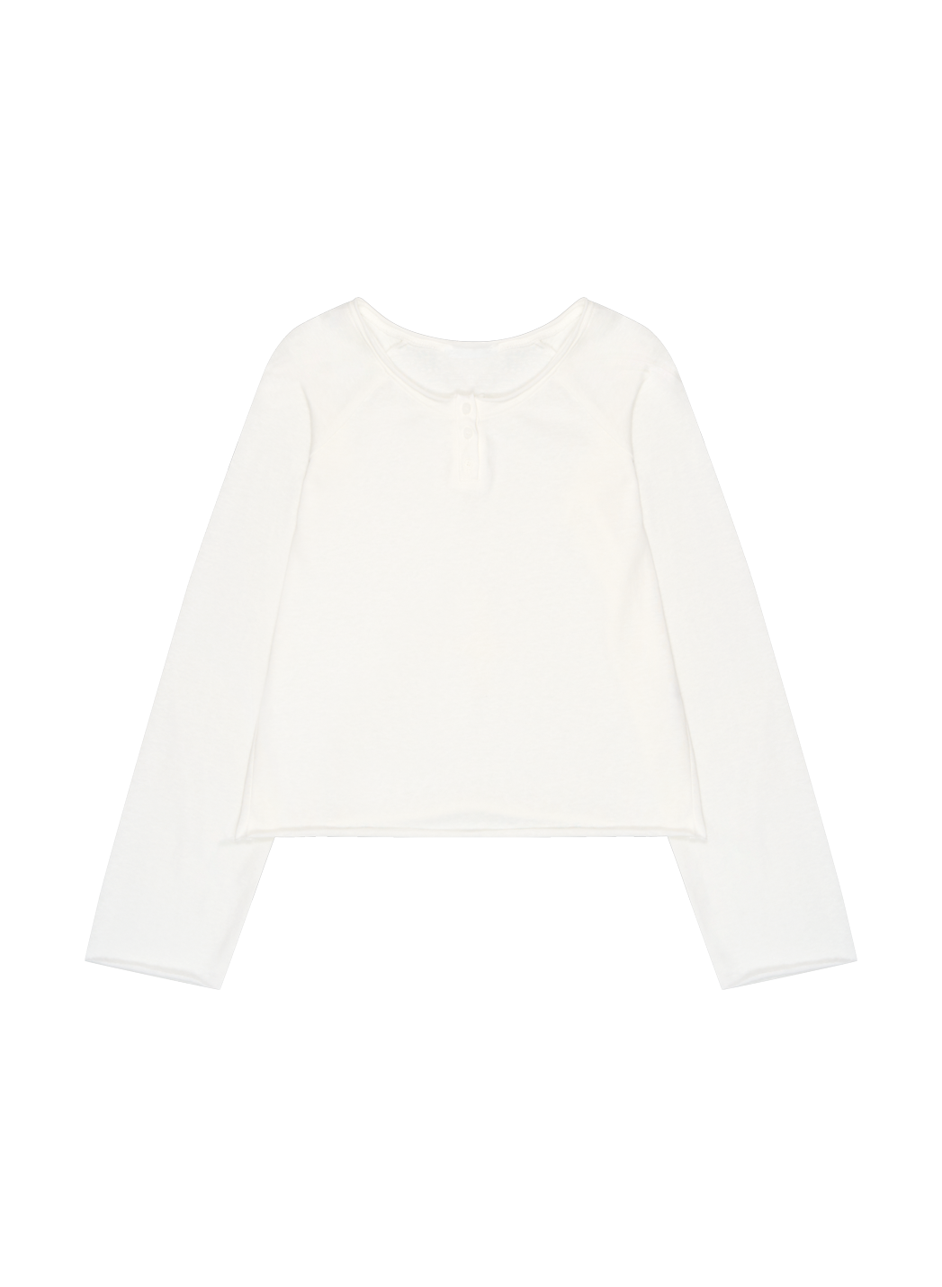 ヘンリーネッククロップドハーフボタン無地TシャツFW | 詳細画像26