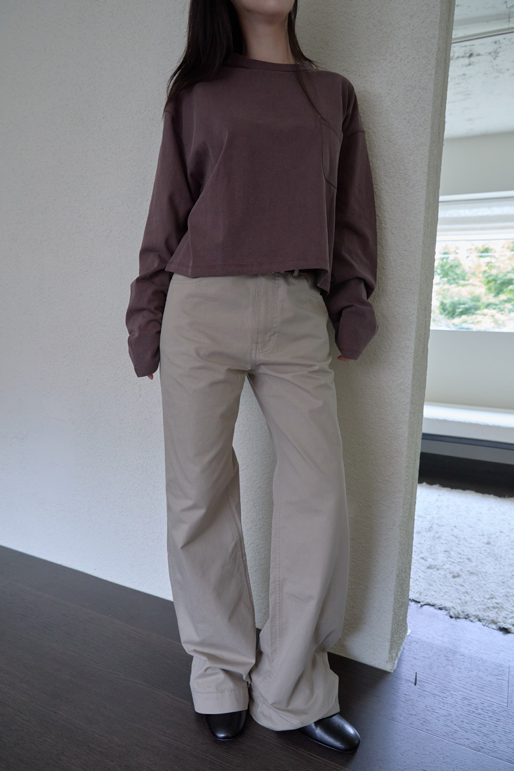 コットンアジャストブーツカット無地パンツFW | 詳細画像21