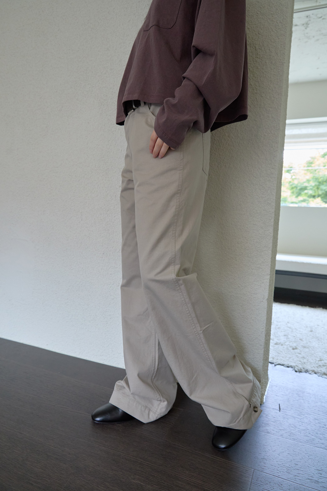 コットンアジャストブーツカット無地パンツFW | 詳細画像29