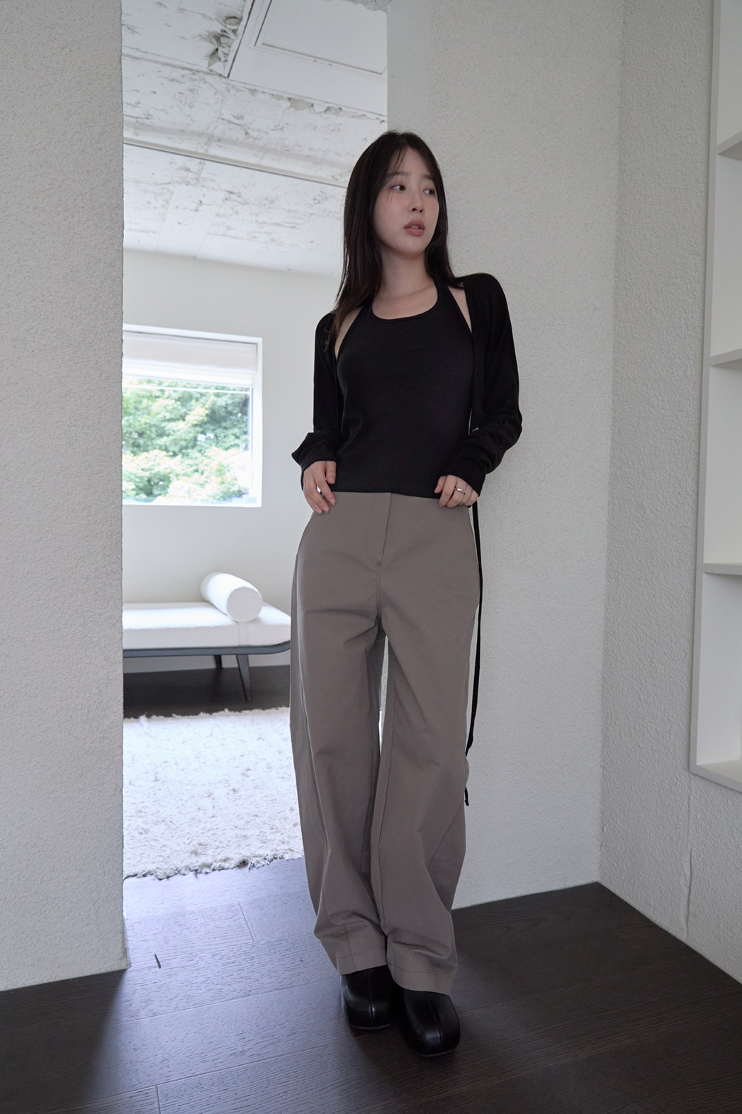 コットンワイド無地パンツFW | 詳細画像4