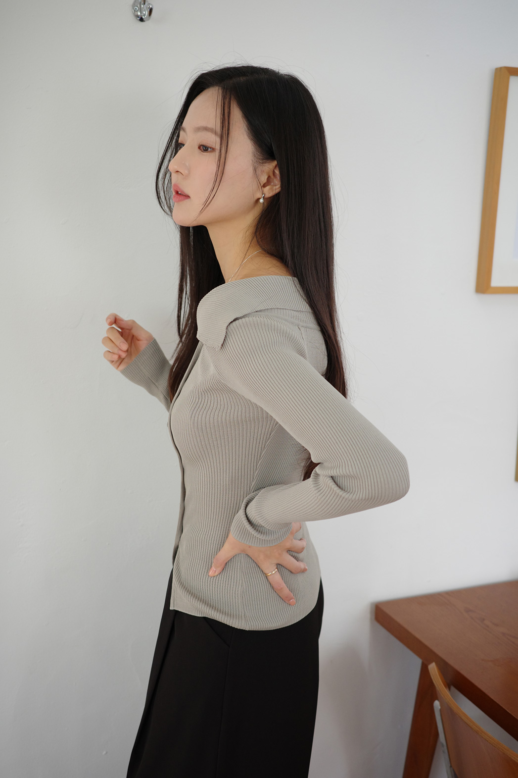 スリム長袖ニット | DHOLIC | 詳細画像12