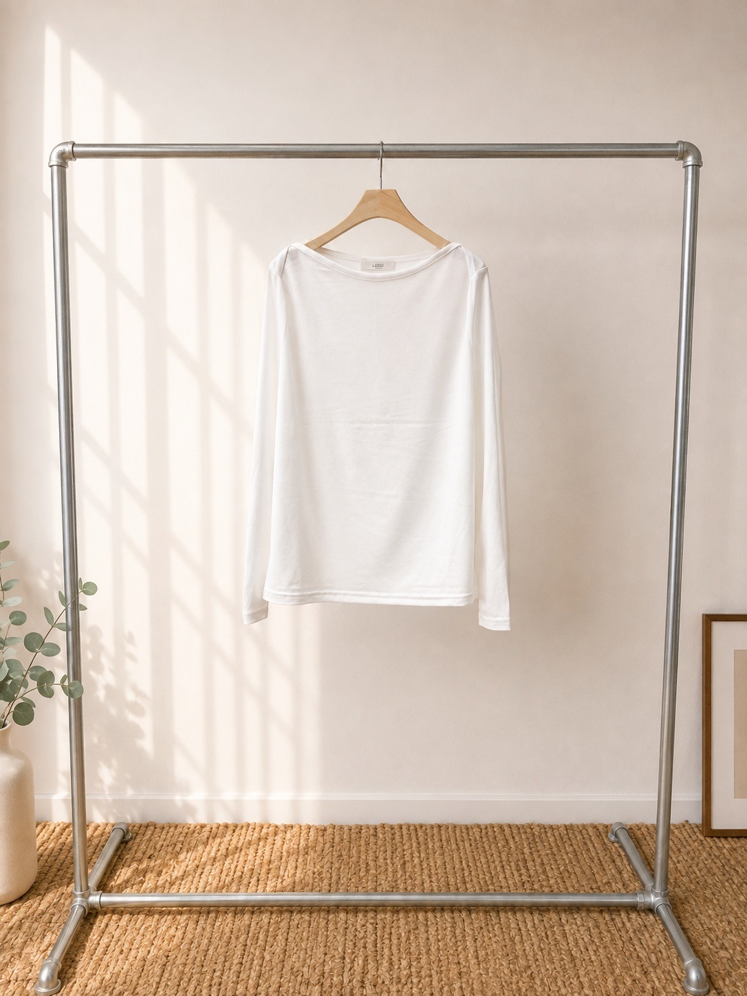 ストレッチボートネック長袖Tシャツ | 詳細画像11