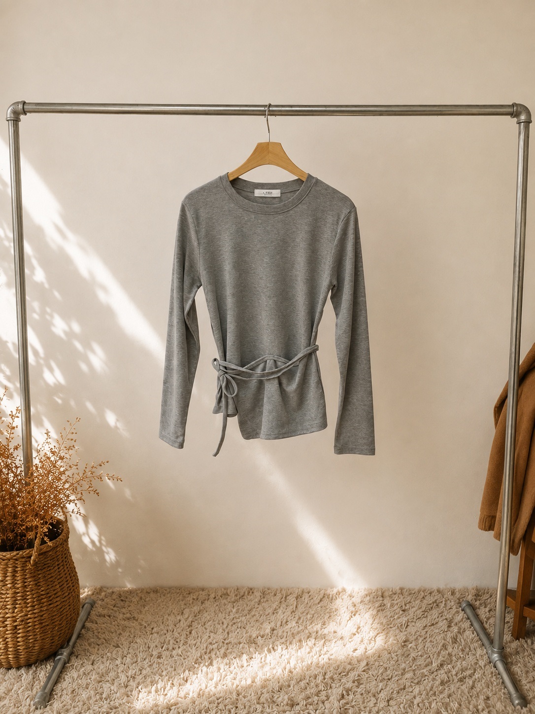 アンバランス長袖Tシャツストラップ付 | 詳細画像12