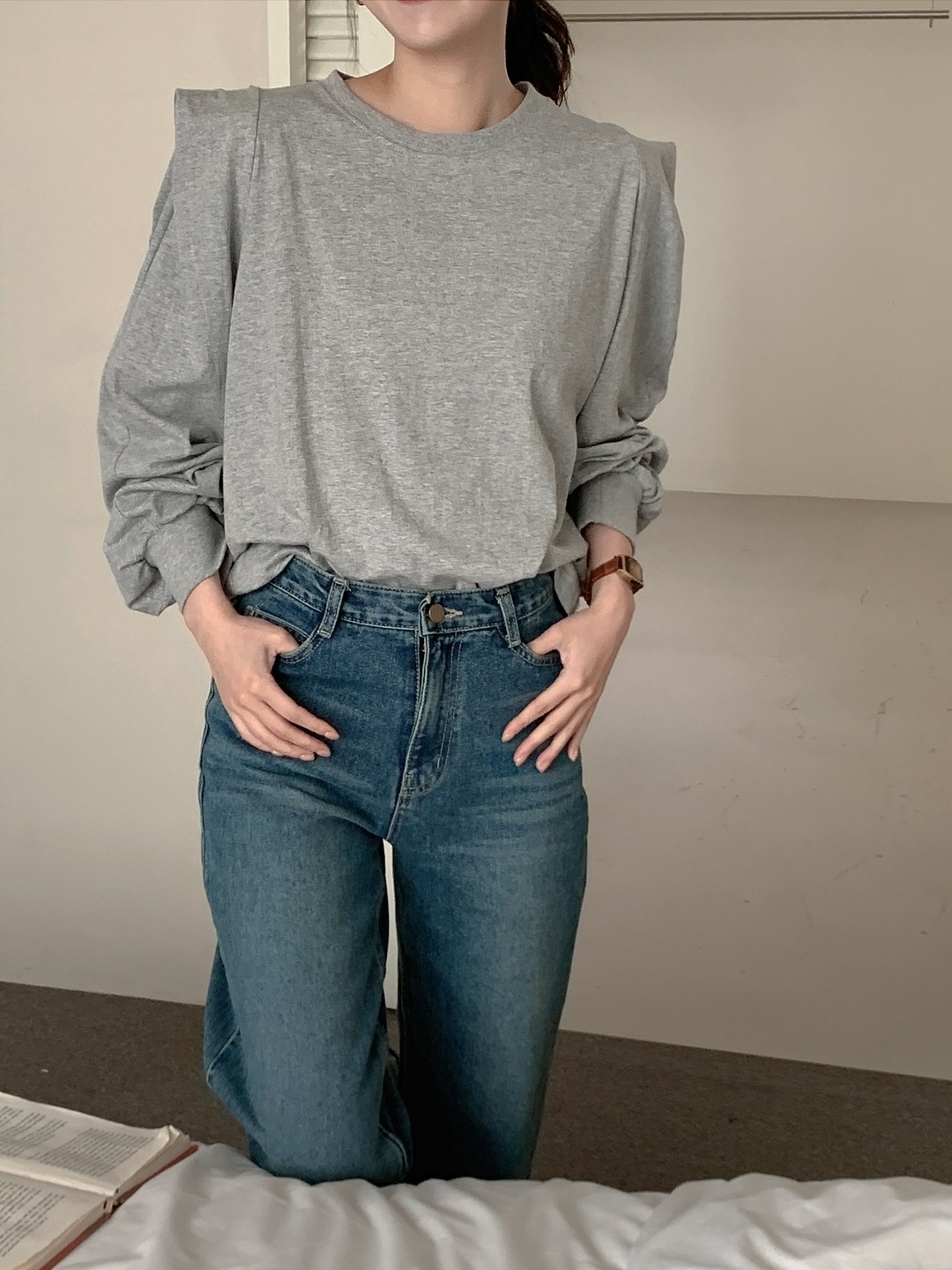 パフスリーブルーズ長袖Tシャツ | 詳細画像4