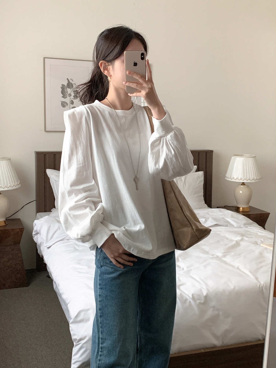 パフスリーブルーズ長袖Tシャツ | 詳細画像9