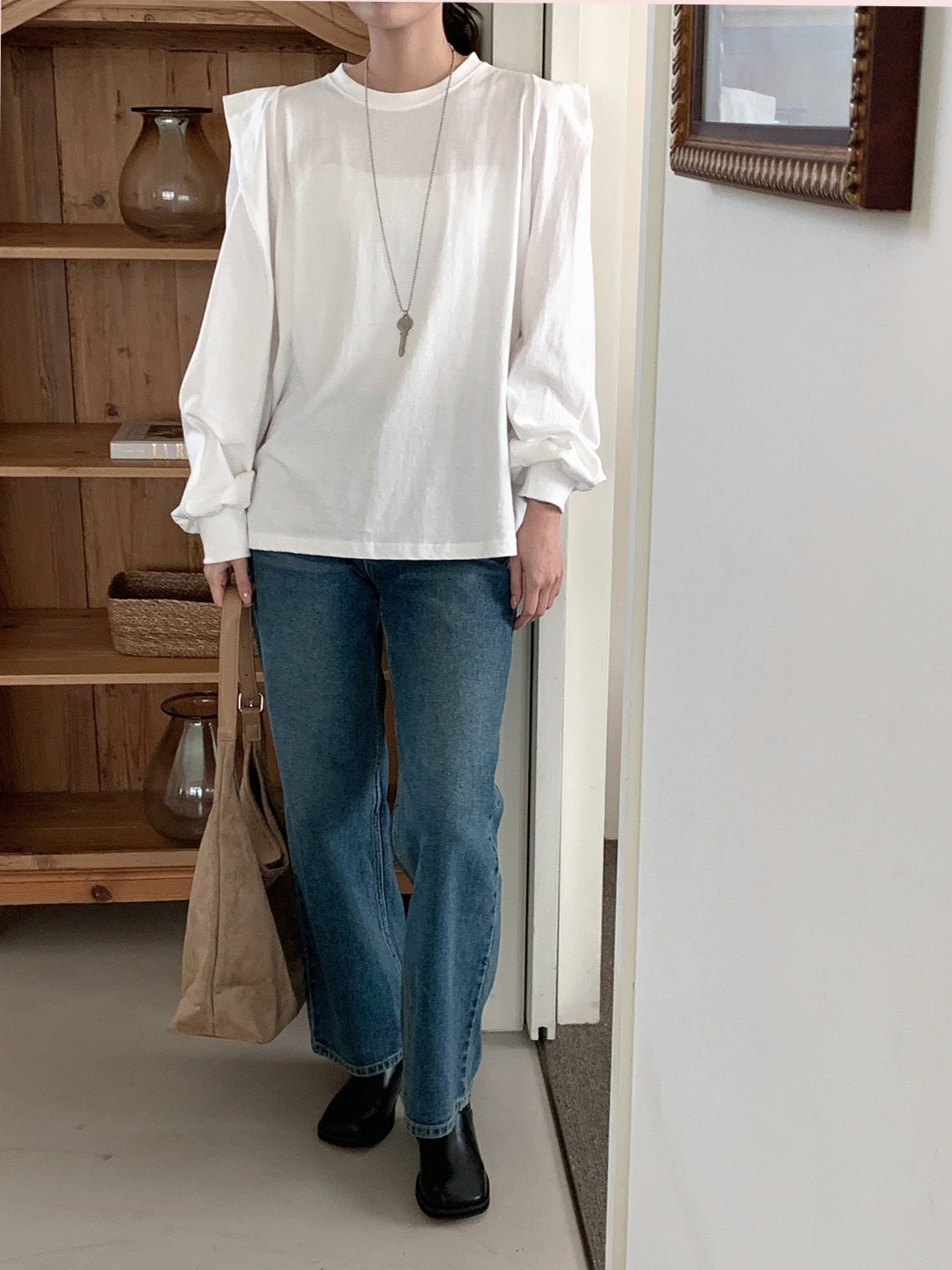 パフスリーブルーズ長袖Tシャツ | 詳細画像11