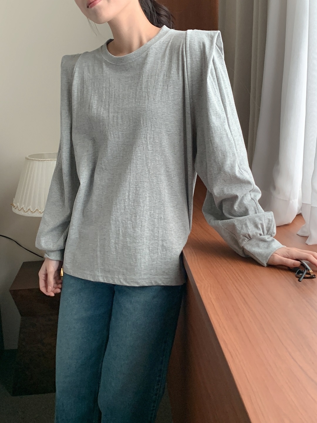 パフスリーブルーズ長袖Tシャツ | 詳細画像14