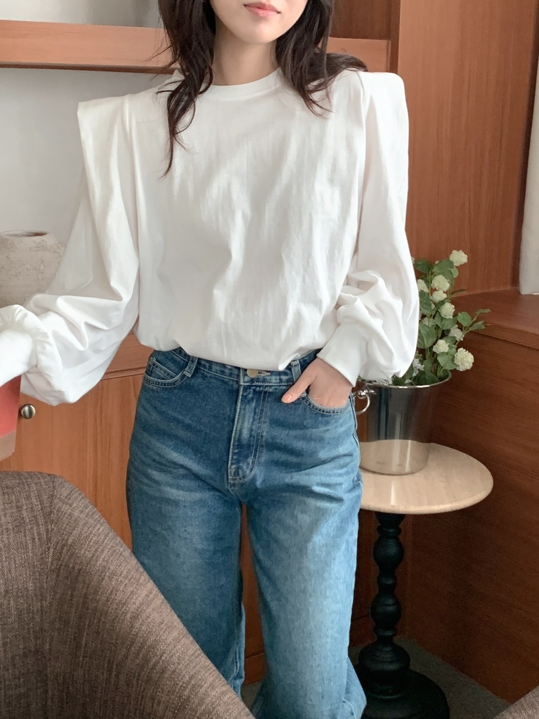 パフスリーブルーズ長袖Tシャツ | 詳細画像18
