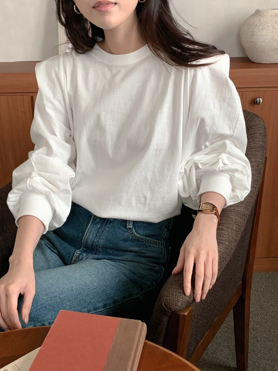 パフスリーブルーズ長袖Tシャツ | 詳細画像20