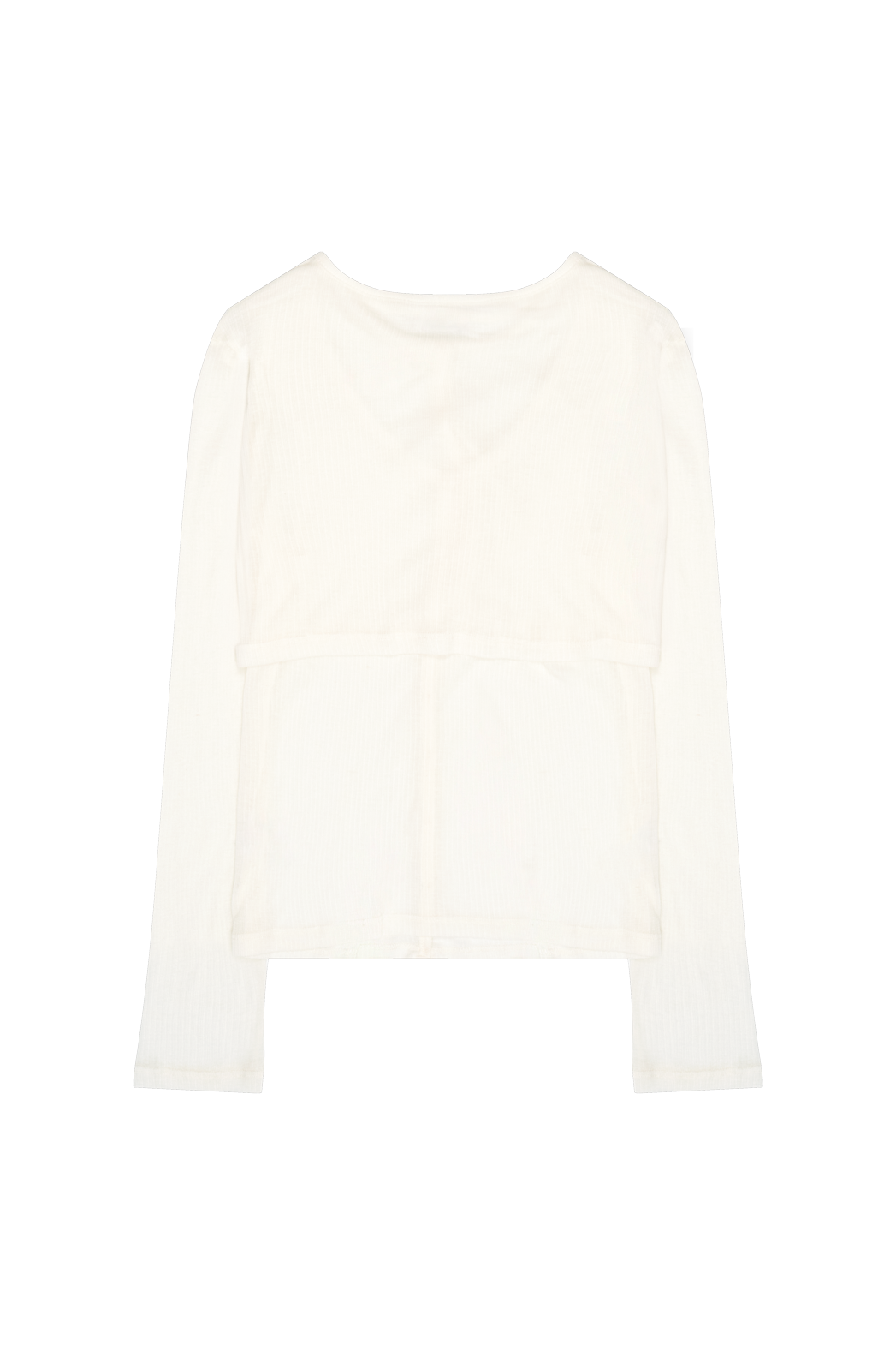 ウール混ボタンセミクロップド無地TシャツFW | 詳細画像16