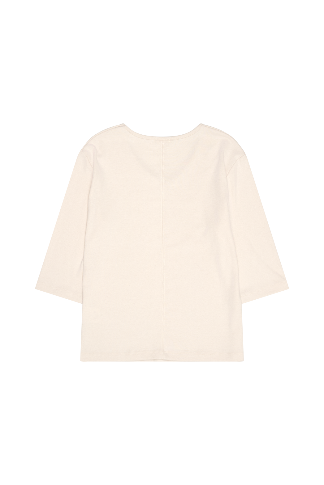起毛Vネックスリムスカーフネックセミクロップド無地TシャツFW | 詳細画像28