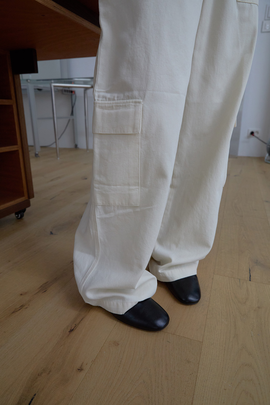 コットンポケットカーゴワイド無地パンツFW | 詳細画像9