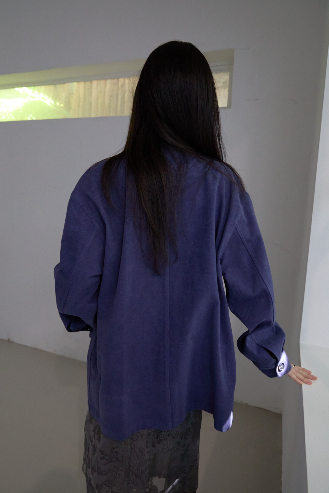 コットンオーバーサイズルーズアウトポケット無地ジャケットFW | 詳細画像10