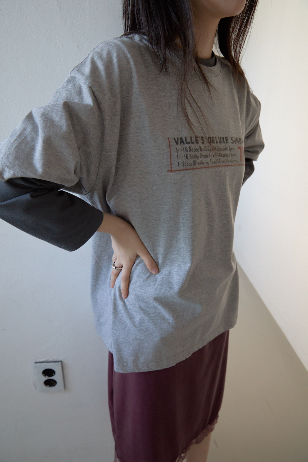 ベーシックオーバーサイズルーズ半袖レタリングTシャツオールシーズン | 詳細画像20