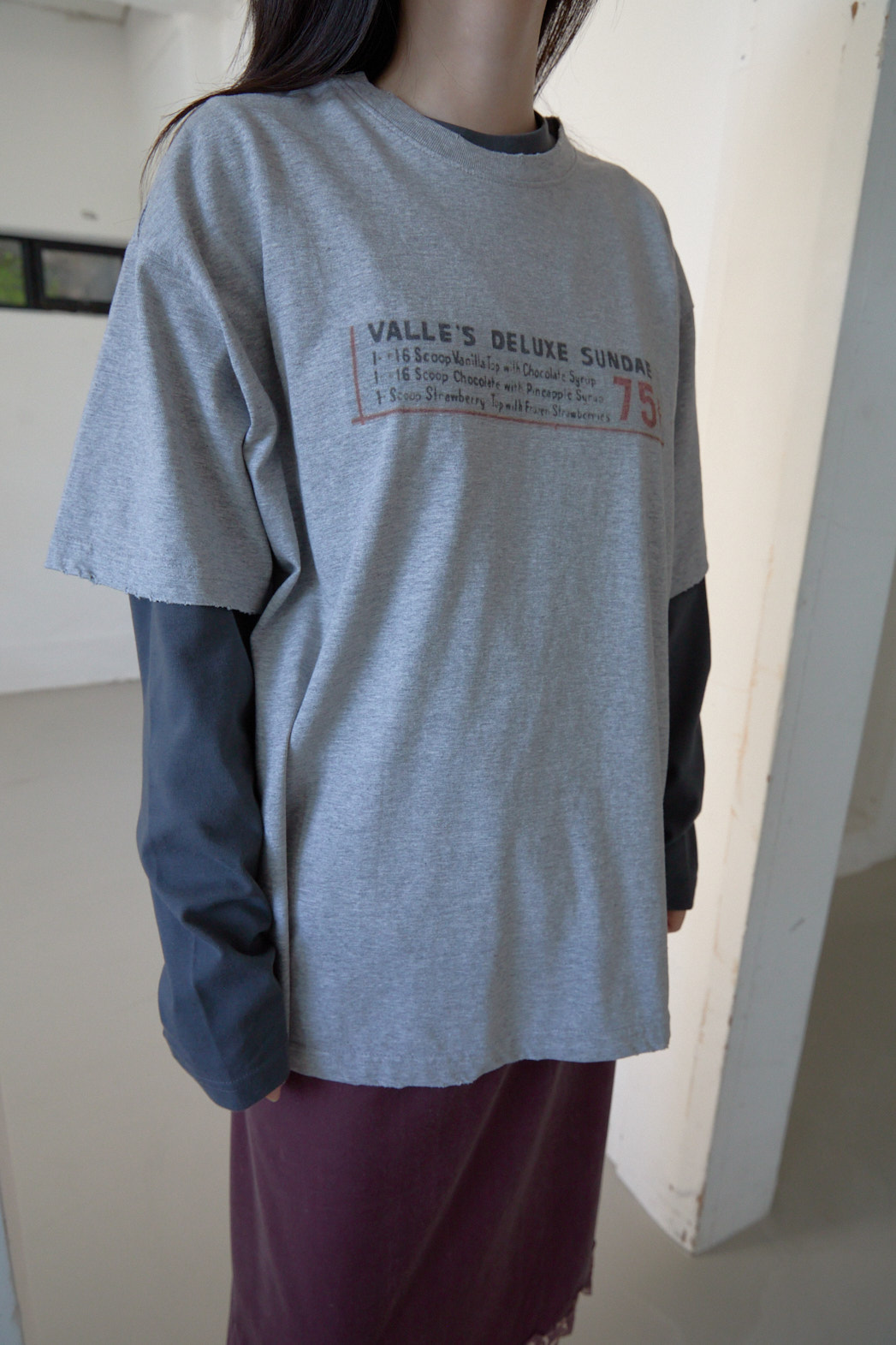 ベーシックオーバーサイズルーズ半袖レタリングTシャツオールシーズン | 詳細画像23