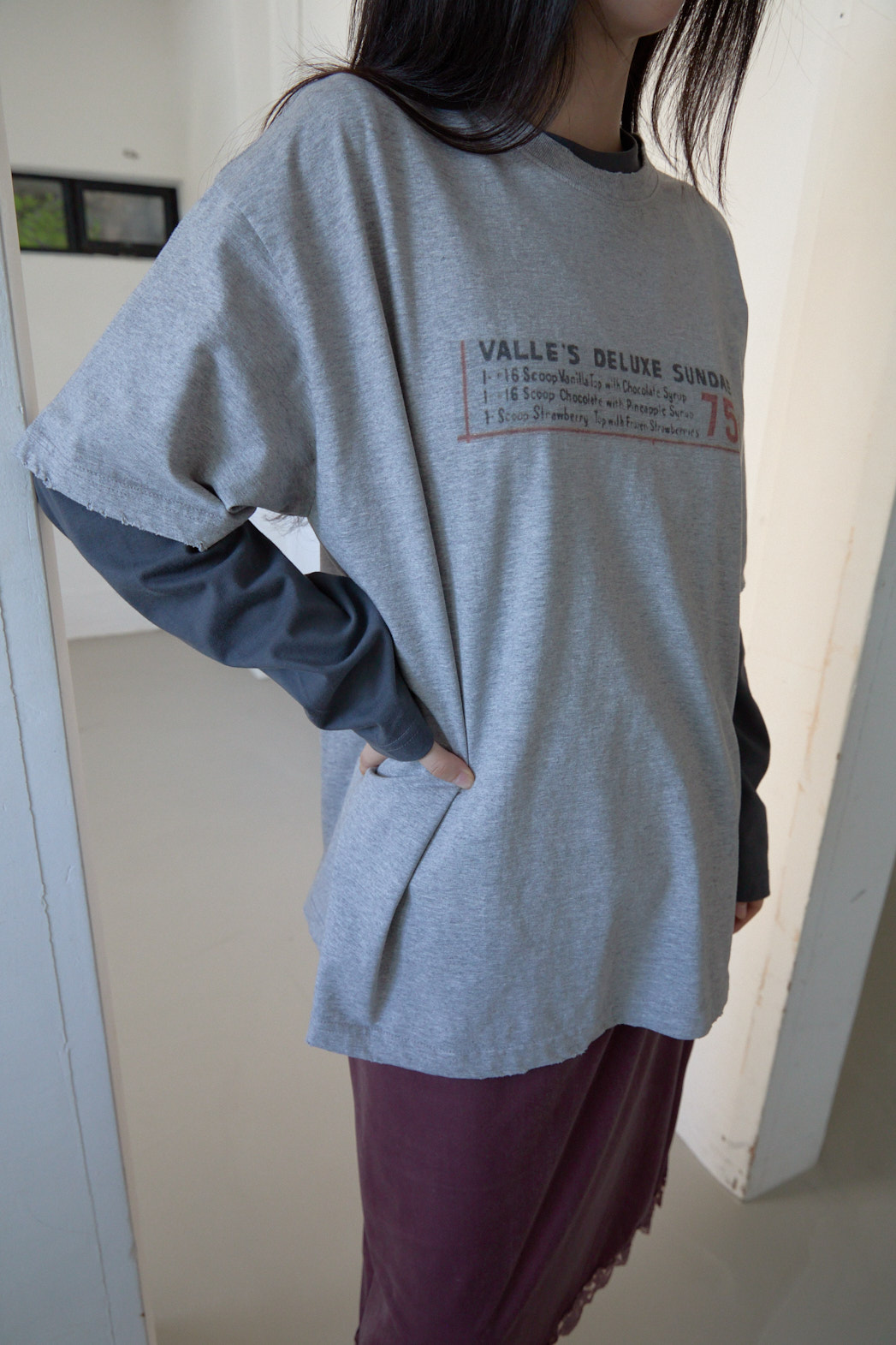 ベーシックオーバーサイズルーズ半袖レタリングTシャツオールシーズン | 詳細画像24