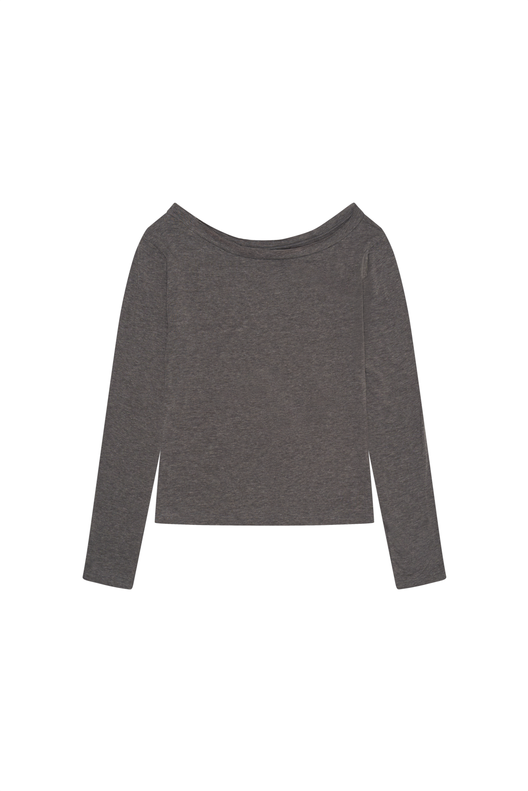 起毛アンゴラ混ボートネック無地TシャツFW | 詳細画像35